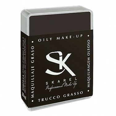 MAQUILLAJE GRASO 25 M TEXTURA BRILLANTE CARA Y CUERPO