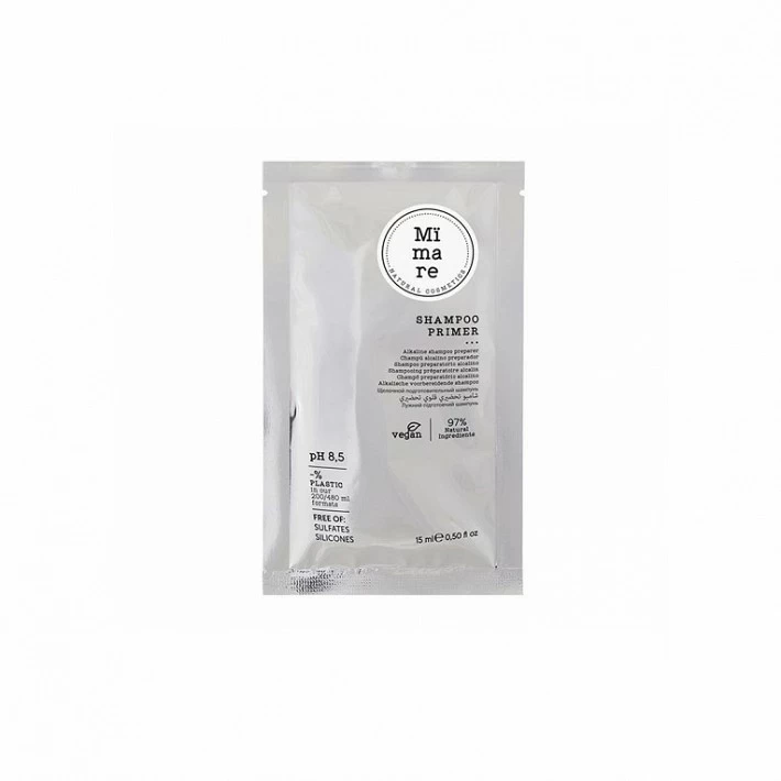 MIMARE SHAMPOO PRIMER PH 8,5 15ML. MIMARE SHAMPOO PRIMER PH 8,5 15ML.