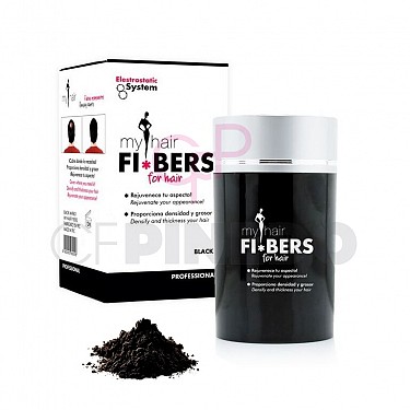 MYHAIR FIBERS FOR HAIR DARK GREY MYHAIR FIBERS FOR HAIR BLACK