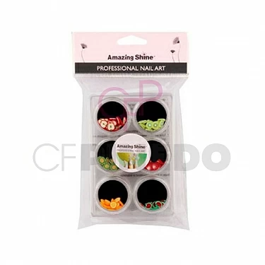 NAIL ART (6 CAJITAS FRUTAS) REF : 412 AMAZING SHINE