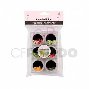 NAIL ART (6 CAJITAS FRUTAS) REF : 412 AMAZING SHINE
