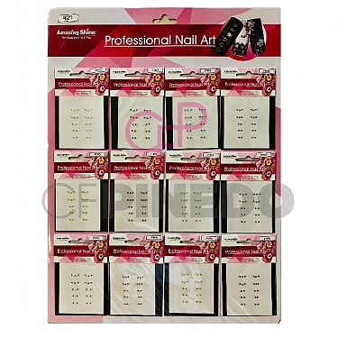 NAIL ART PEGATINAS BRILLANTES (12 UNIDADES) REF : 427 AMAZING SHINE