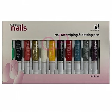 "NAIL ART PEN KIT" 12 COLORES REF : 6104300