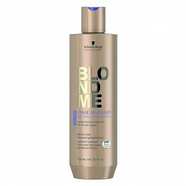 NEUTRALIZING SHAMPOO "COOL BLONDES" 300 ML. BLONDME SWARZKOPF