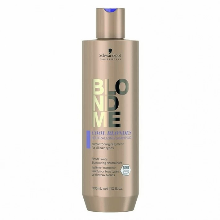 NEUTRALIZING SHAMPOO "COOL BLONDES" 300 ML. BLONDME SWARZKOPF NEUTRALIZING SHAMPOO "COOL BLONDES" 300 ML. BLONDME SWARZKOPF
