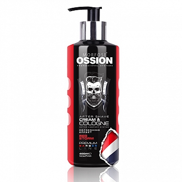 OSSION AFTER SHAVE CREAM COLOGNE RED STORM 400 ML.
