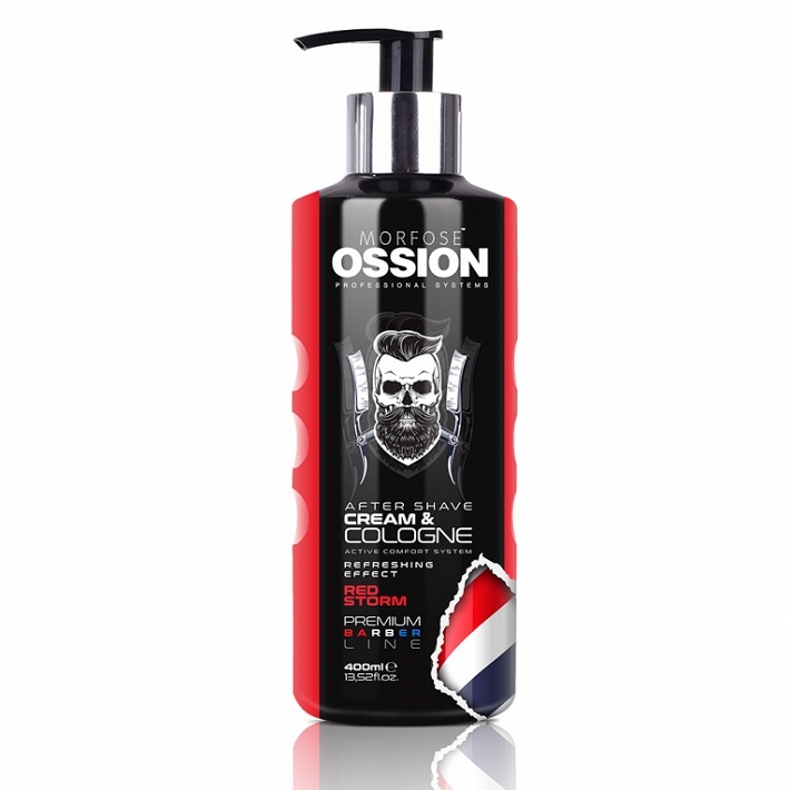 OSSION AFTER SHAVE CREAM COLOGNE RED STORM 400 ML.