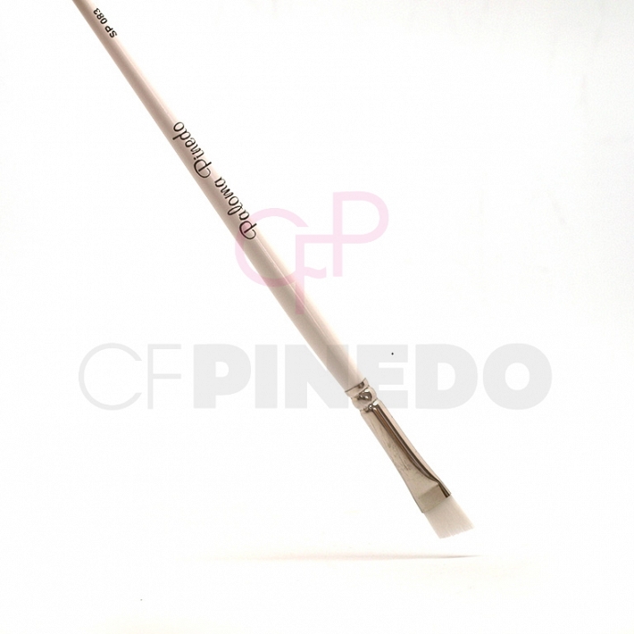 PINCEL SESGADO GRANDE SINTETICO BLANCO SP 083 PALOMA PINEDO