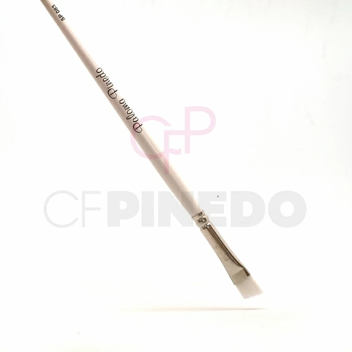 PINCEL SESGADO GRANDE SINTETICO BLANCO SP 083 PALOMA PINEDO