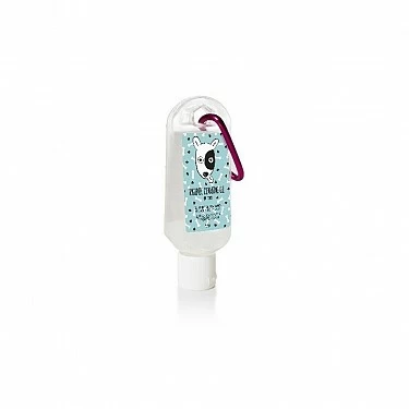 POKHARA GEL LIMPIADOR MANOS HIGIENIZANTE CON MOSQUETON PERRITO POK1565
