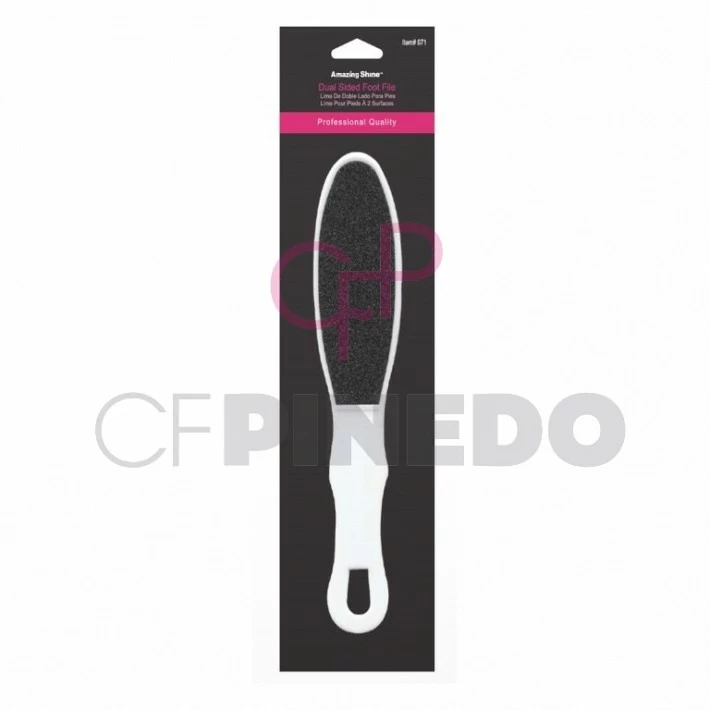 RASPADOR PEDICURA BLANCO AMAZING SHINE REF : F071