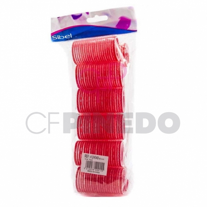 RULOS VELCRO N7 ROJO  36mm REF : 4124049 (12 UNIDADES)_2