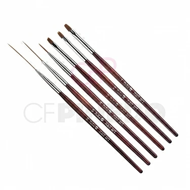 SET 6 PINCELES DECORACION U�AS REF.03653