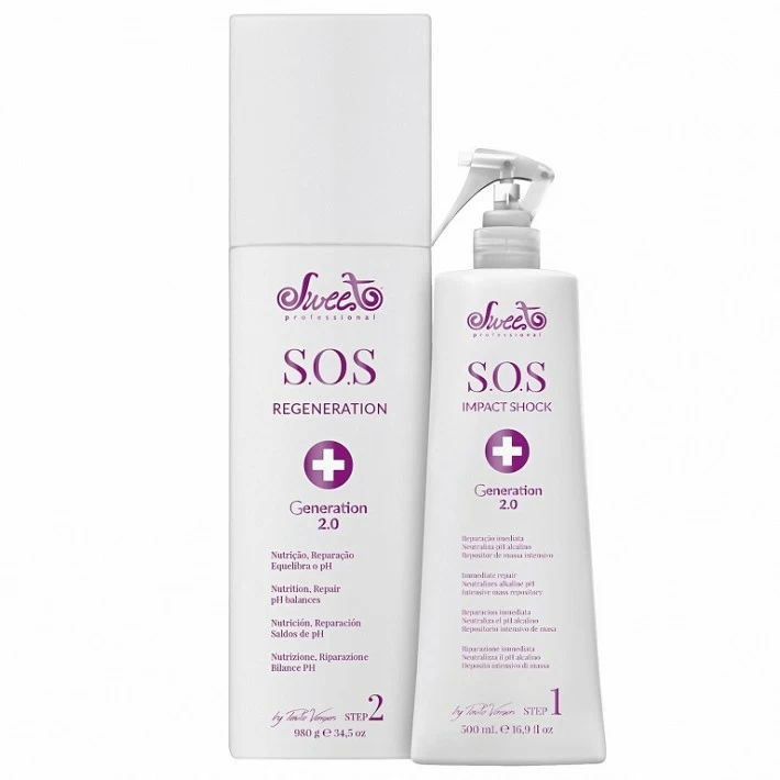 SWEET KIT S.O.S IMPACT SHOCK 500 ML. + REGENERATION 980 G.