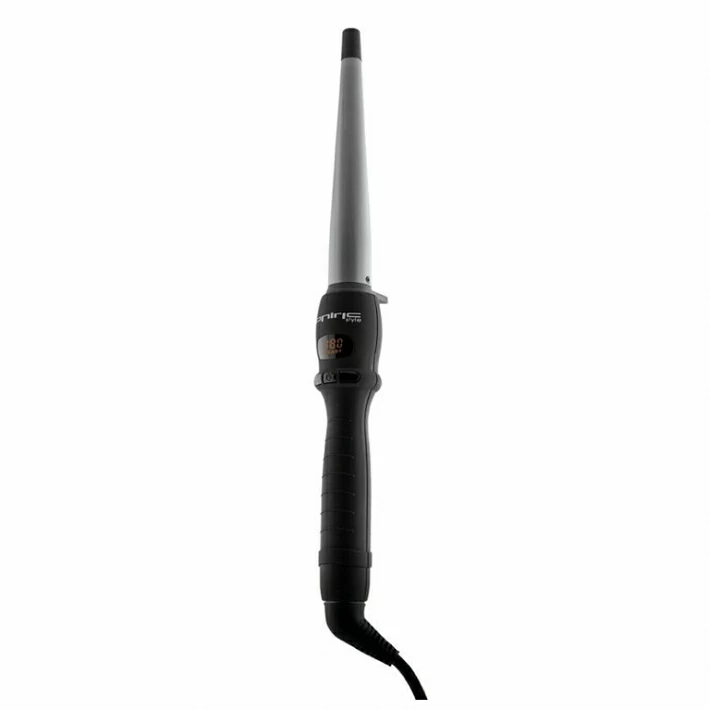 TENACILLA GRAPHIC CURLING  CONICA DIGITAL 210� "NEGRO/PLATA" ONIRIC STYLE