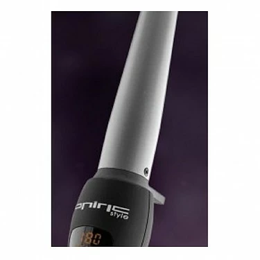 TENACILLA GRAPHIC CURLING CONICA DIGITAL 210º "NEGRO/PLATA" ONIRIC STYLE_1 TENACILLA GRAPHIC CURLING CONICA DIGITAL 210º "NEGRO/PLATA" ONIRIC STYLE_1