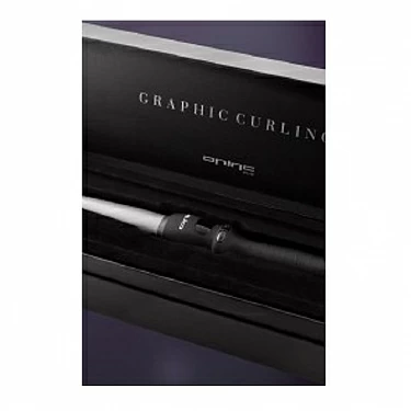 TENACILLA GRAPHIC CURLING  CONICA DIGITAL 210� "NEGRO/PLATA" ONIRIC STYLE_2