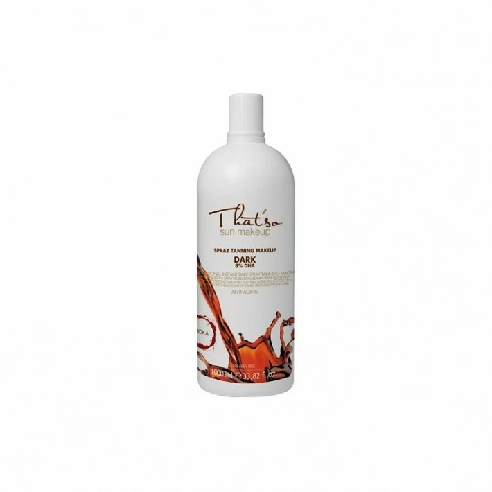 THAT'SO SPRAY TANING MAKEUP SOLUCION BRONCEADORA 10% ULTRA DARK 1L. THAT'SO SPRAY TANING MAKEUP SOLUCION BRONCEADORA 10% ULTRA DARK 1L.