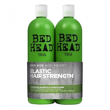 TIGI ELASTICATE SHAMPOO + CONDITIONER 750 ML (FORTALECEDOR CAB. DEBILES)