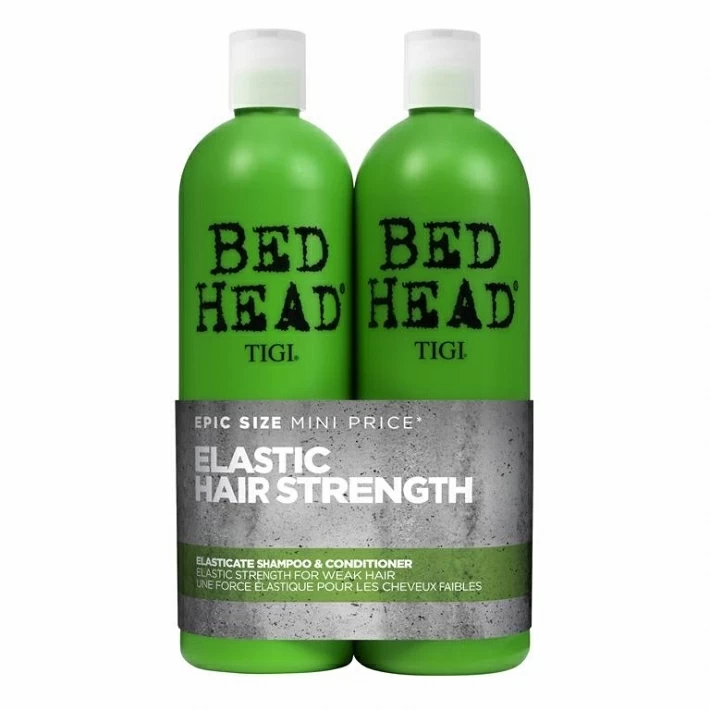 TIGI ELASTICATE SHAMPOO + CONDITIONER 750 ML (FORTALECEDOR CAB. DEBILES)
