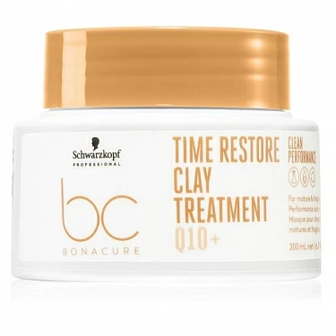 TIME RESTORE CLAY TREATMENT Q10+ 200 ML. BONACURE TIME RESTORE CLAY TREATMENT Q10+ 200 ML. BONACURE