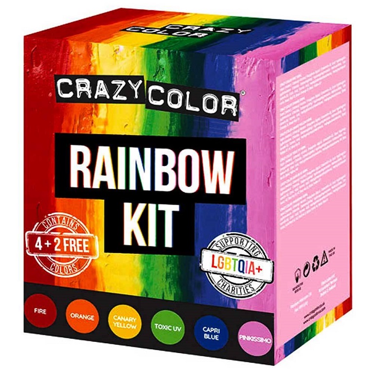 CRAZY COLOR RAINBOW KIT 4+2 FREE - C.F.Pinedo